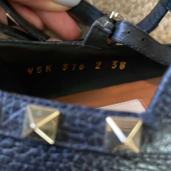 Valentino Rockstud flat Navy size 38 - Picture 8 of 9